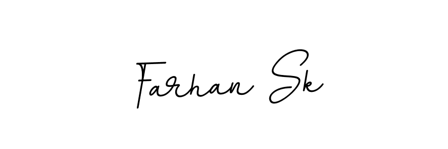 Use a signature maker to create a handwritten signature online. With this signature software, you can design (BallpointsItalic-DORy9) your own signature for name Farhan Sk. Farhan Sk signature style 11 images and pictures png