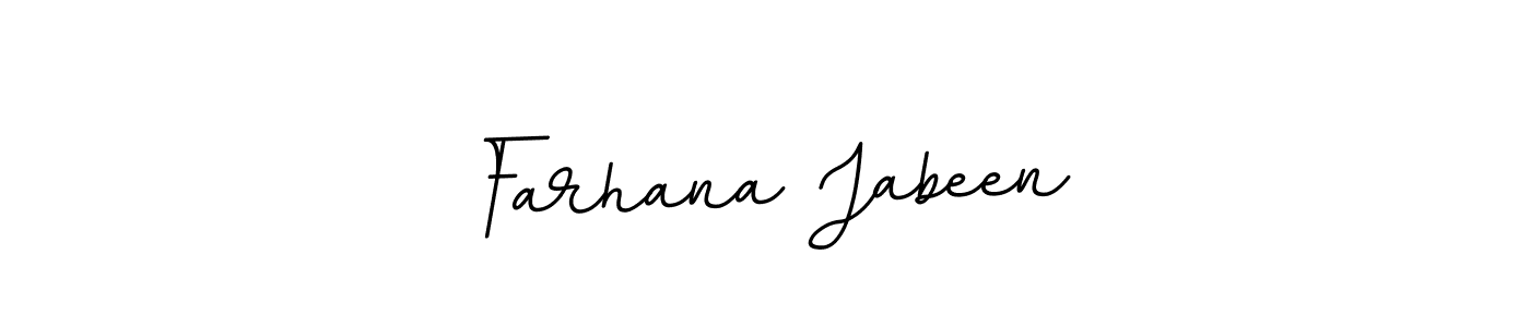 Farhana Jabeen stylish signature style. Best Handwritten Sign (BallpointsItalic-DORy9) for my name. Handwritten Signature Collection Ideas for my name Farhana Jabeen. Farhana Jabeen signature style 11 images and pictures png