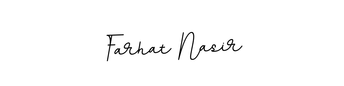 Also we have Farhat Nasir name is the best signature style. Create professional handwritten signature collection using BallpointsItalic-DORy9 autograph style. Farhat Nasir signature style 11 images and pictures png