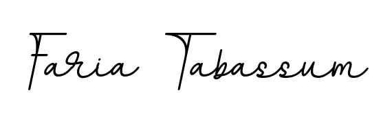 Download transparent PNG signature for name Faria Tabassum styled with BallpointsItalic-DORy9 font. Ready to paste directly into PDF and Word agreements. Faria Tabassum signature style 11 images and pictures png