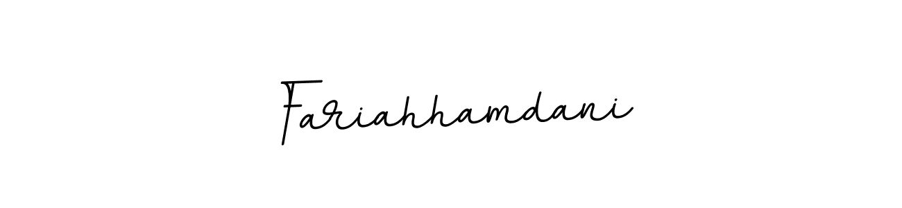 Once you've used our free online signature maker to create your best signature BallpointsItalic-DORy9 style, it's time to enjoy all of the benefits that Fariahhamdani name signing documents. Fariahhamdani signature style 11 images and pictures png