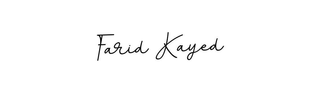 Farid Kayed stylish signature style. Best Handwritten Sign (BallpointsItalic-DORy9) for my name. Handwritten Signature Collection Ideas for my name Farid Kayed. Farid Kayed signature style 11 images and pictures png