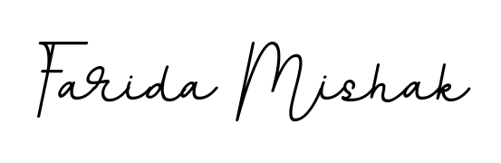 You should practise on your own different ways (BallpointsItalic-DORy9) to write your name (Farida Mishak) in signature. Don't let someone else do it for you. Farida Mishak signature style 11 images and pictures png