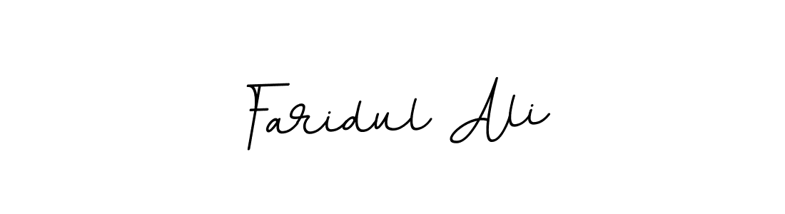 Design your own signature with our free online signature maker. With this signature software, you can create a handwritten (BallpointsItalic-DORy9) signature for name Faridul Ali. Faridul Ali signature style 11 images and pictures png