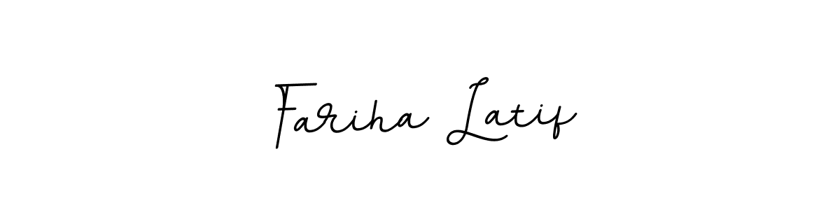 How to make Fariha Latif signature? BallpointsItalic-DORy9 is a professional autograph style. Create handwritten signature for Fariha Latif name. Fariha Latif signature style 11 images and pictures png