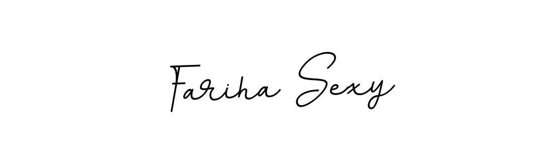 Also we have Fariha Sexy name is the best signature style. Create professional handwritten signature collection using BallpointsItalic-DORy9 autograph style. Fariha Sexy signature style 11 images and pictures png
