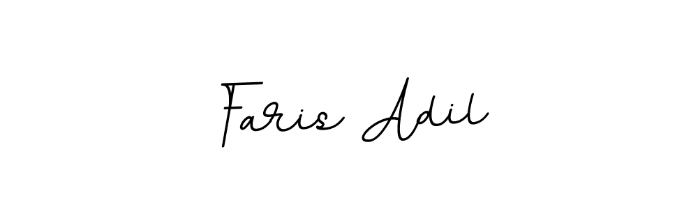 Use a signature maker to create a handwritten signature online. With this signature software, you can design (BallpointsItalic-DORy9) your own signature for name Faris Adil. Faris Adil signature style 11 images and pictures png