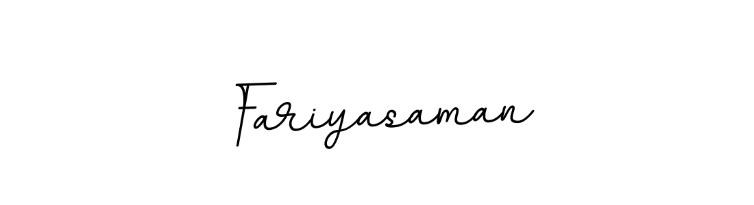 How to make Fariyasaman signature? BallpointsItalic-DORy9 is a professional autograph style. Create handwritten signature for Fariyasaman name. Fariyasaman signature style 11 images and pictures png