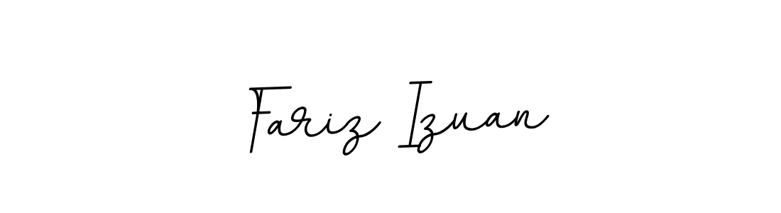 Create a beautiful signature design for name Fariz Izuan. With this signature (BallpointsItalic-DORy9) fonts, you can make a handwritten signature for free. Fariz Izuan signature style 11 images and pictures png