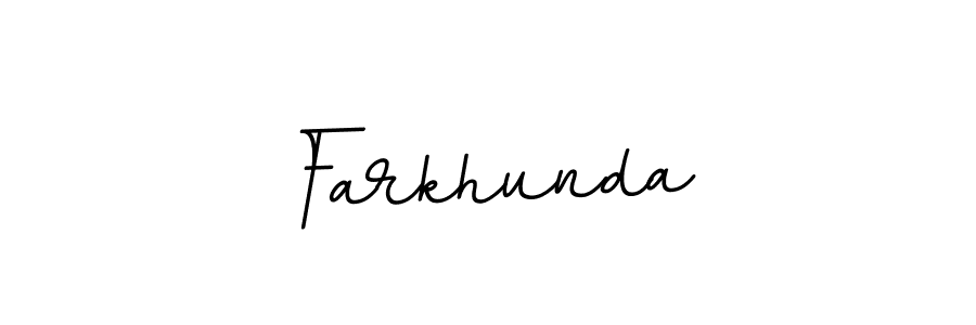 Also we have Farkhunda name is the best signature style. Create professional handwritten signature collection using BallpointsItalic-DORy9 autograph style. Farkhunda signature style 11 images and pictures png