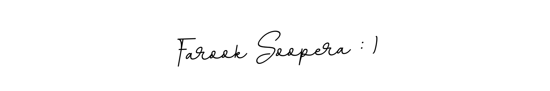 Make a beautiful signature design for name Farook Soopera : ). With this signature (BallpointsItalic-DORy9) style, you can create a handwritten signature for free. Farook Soopera : ) signature style 11 images and pictures png