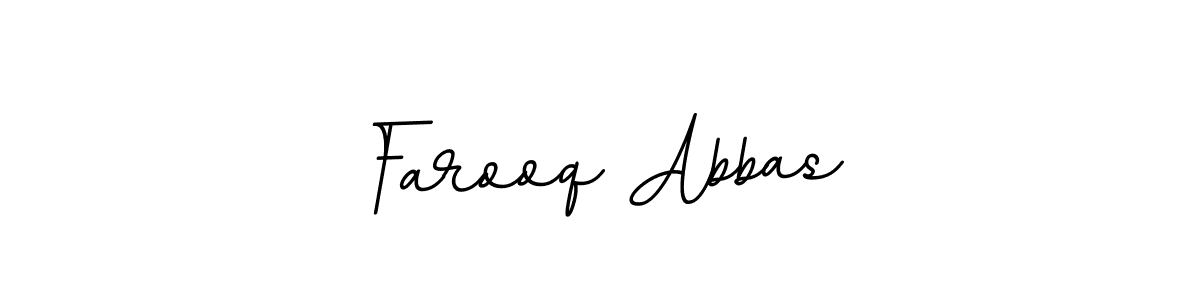 Create a beautiful signature design for name Farooq Abbas. With this signature (BallpointsItalic-DORy9) fonts, you can make a handwritten signature for free. Farooq Abbas signature style 11 images and pictures png