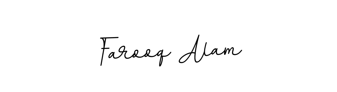 How to make Farooq Alam name signature. Use BallpointsItalic-DORy9 style for creating short signs online. This is the latest handwritten sign. Farooq Alam signature style 11 images and pictures png