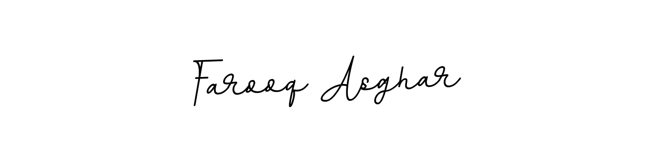 Design your own signature with our free online signature maker. With this signature software, you can create a handwritten (BallpointsItalic-DORy9) signature for name Farooq Asghar. Farooq Asghar signature style 11 images and pictures png