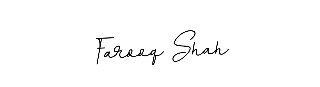 Create a beautiful signature design for name Farooq Shah. With this signature (BallpointsItalic-DORy9) fonts, you can make a handwritten signature for free. Farooq Shah signature style 11 images and pictures png