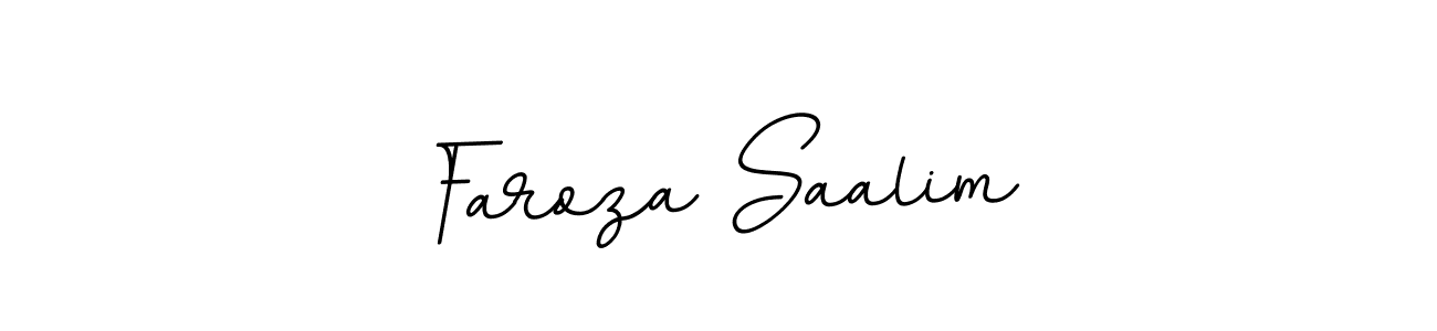 Design your own signature with our free online signature maker. With this signature software, you can create a handwritten (BallpointsItalic-DORy9) signature for name Faroza Saalim. Faroza Saalim signature style 11 images and pictures png