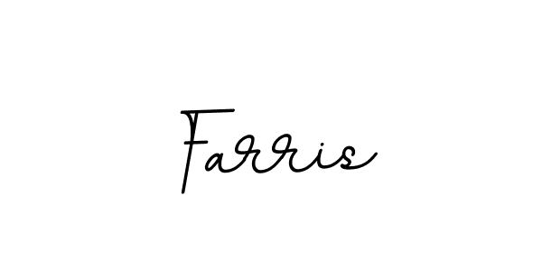 You should practise on your own different ways (BallpointsItalic-DORy9) to write your name (Farris) in signature. don't let someone else do it for you. Farris signature style 11 images and pictures png