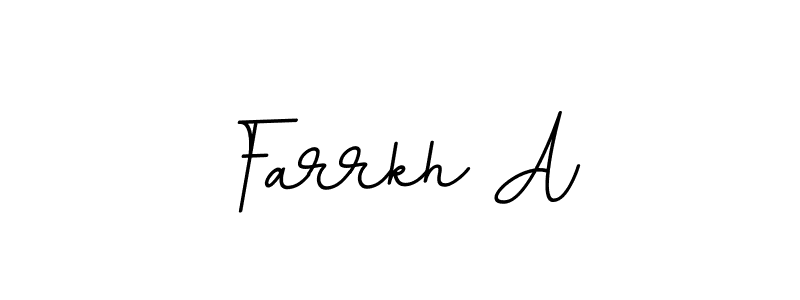 It looks lik you need a new signature style for name Farrkh A. Design unique handwritten (BallpointsItalic-DORy9) signature with our free signature maker in just a few clicks. Farrkh A signature style 11 images and pictures png