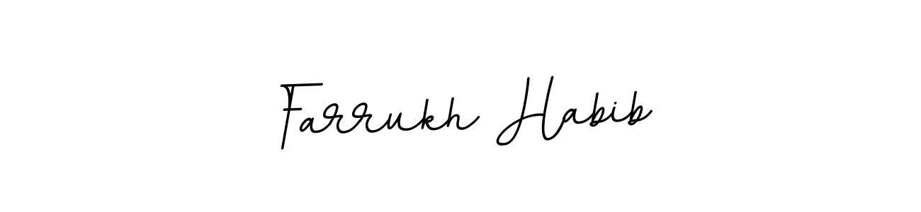 Make a beautiful signature design for name Farrukh Habib. Use this online signature maker to create a handwritten signature for free. Farrukh Habib signature style 11 images and pictures png