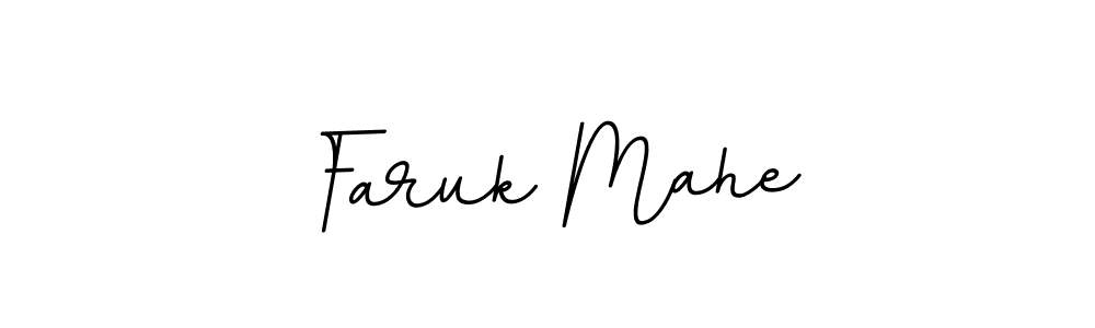It looks lik you need a new signature style for name Faruk Mahe. Design unique handwritten (BallpointsItalic-DORy9) signature with our free signature maker in just a few clicks. Faruk Mahe signature style 11 images and pictures png