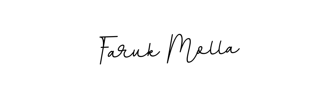 Faruk Molla stylish signature style. Best Handwritten Sign (BallpointsItalic-DORy9) for my name. Handwritten Signature Collection Ideas for my name Faruk Molla. Faruk Molla signature style 11 images and pictures png