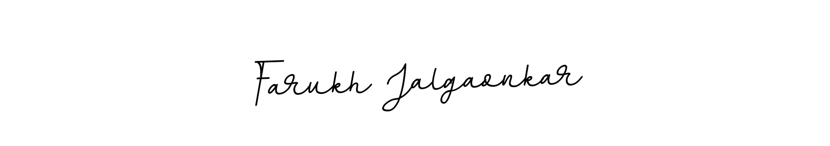 Farukh Jalgaonkar stylish signature style. Best Handwritten Sign (BallpointsItalic-DORy9) for my name. Handwritten Signature Collection Ideas for my name Farukh Jalgaonkar. Farukh Jalgaonkar signature style 11 images and pictures png