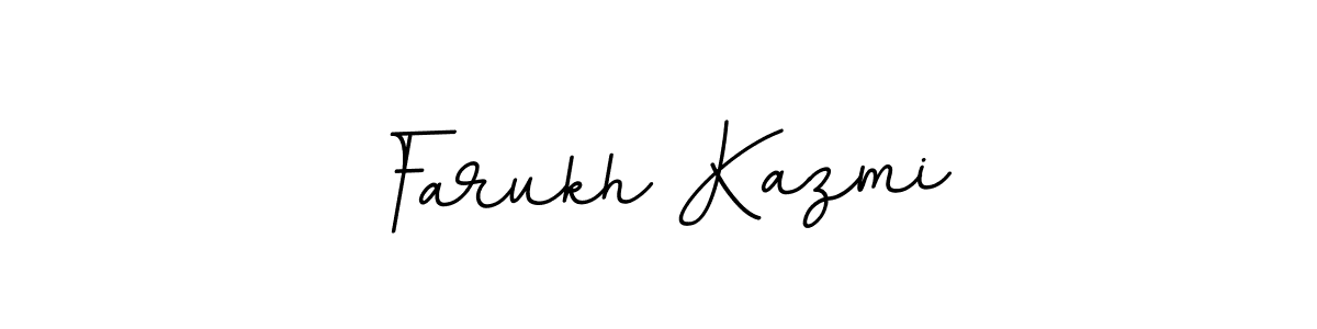It looks lik you need a new signature style for name Farukh Kazmi. Design unique handwritten (BallpointsItalic-DORy9) signature with our free signature maker in just a few clicks. Farukh Kazmi signature style 11 images and pictures png