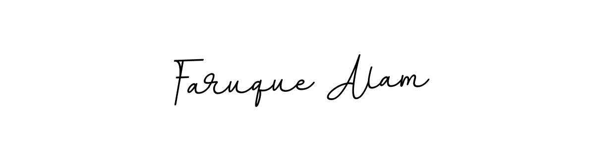 Use a signature maker to create a handwritten signature online. With this signature software, you can design (BallpointsItalic-DORy9) your own signature for name Faruque Alam. Faruque Alam signature style 11 images and pictures png