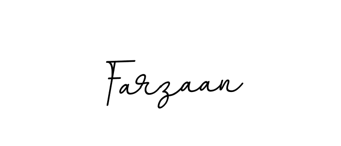 Create a beautiful signature design for name Farzaan. With this signature (BallpointsItalic-DORy9) fonts, you can make a handwritten signature for free. Farzaan signature style 11 images and pictures png