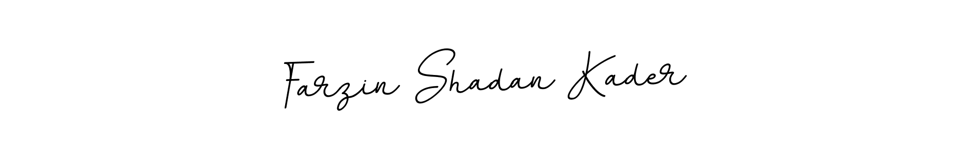 Design your own signature with our free online signature maker. With this signature software, you can create a handwritten (BallpointsItalic-DORy9) signature for name Farzin Shadan Kader. Farzin Shadan Kader signature style 11 images and pictures png