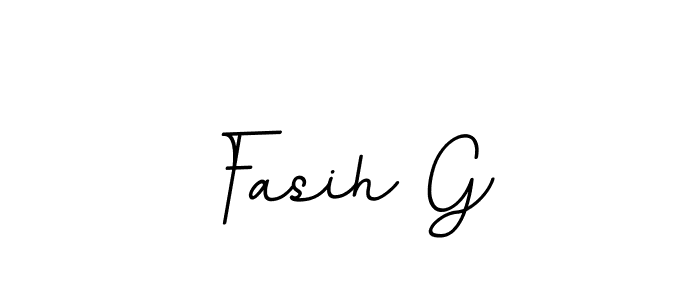 Design your own signature with our free online signature maker. With this signature software, you can create a handwritten (BallpointsItalic-DORy9) signature for name Fasih G. Fasih G signature style 11 images and pictures png