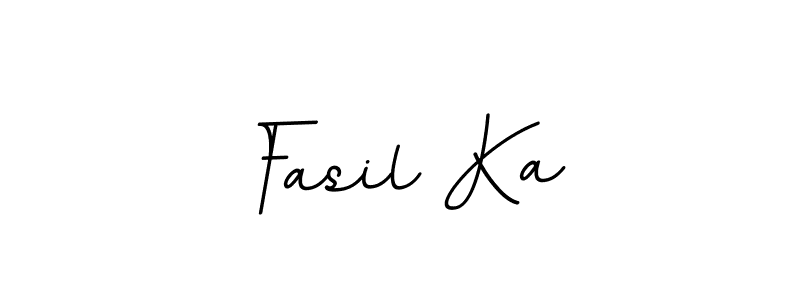 Create a beautiful signature design for name Fasil Ka. With this signature (BallpointsItalic-DORy9) fonts, you can make a handwritten signature for free. Fasil Ka signature style 11 images and pictures png