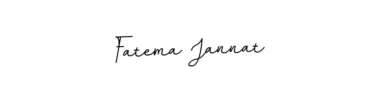 Design your own signature with our free online signature maker. With this signature software, you can create a handwritten (BallpointsItalic-DORy9) signature for name Fatema Jannat. Fatema Jannat signature style 11 images and pictures png