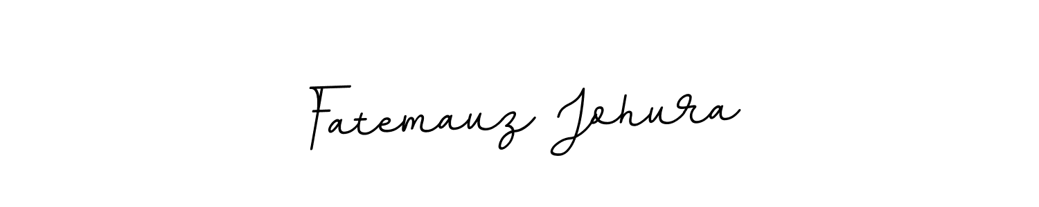 Use a signature maker to create a handwritten signature online. With this signature software, you can design (BallpointsItalic-DORy9) your own signature for name Fatemauz Johura. Fatemauz Johura signature style 11 images and pictures png