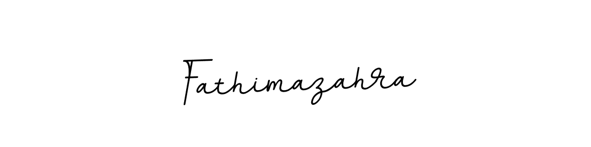 Use a signature maker to create a handwritten signature online. With this signature software, you can design (BallpointsItalic-DORy9) your own signature for name Fathimazahra. Fathimazahra signature style 11 images and pictures png