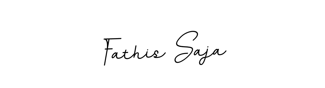 if you are searching for the best signature style for your name Fathis Saja. so please give up your signature search. here we have designed multiple signature styles  using BallpointsItalic-DORy9. Fathis Saja signature style 11 images and pictures png