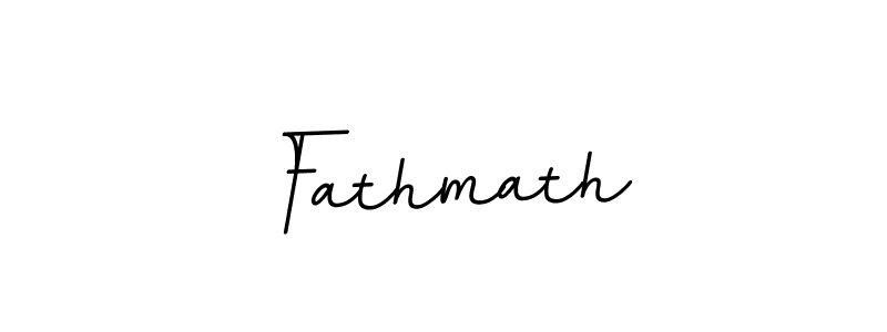 Make a beautiful signature design for name Fathmath. With this signature (BallpointsItalic-DORy9) style, you can create a handwritten signature for free. Fathmath signature style 11 images and pictures png