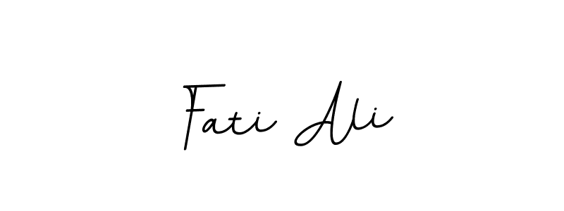 Fati Ali stylish signature style. Best Handwritten Sign (BallpointsItalic-DORy9) for my name. Handwritten Signature Collection Ideas for my name Fati Ali. Fati Ali signature style 11 images and pictures png