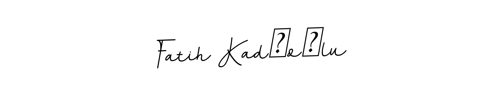 The best way (BallpointsItalic-DORy9) to make a short signature is to pick only two or three words in your name. The name Fatih Kadıoğlu include a total of six letters. For converting this name. Fatih Kadıoğlu signature style 11 images and pictures png