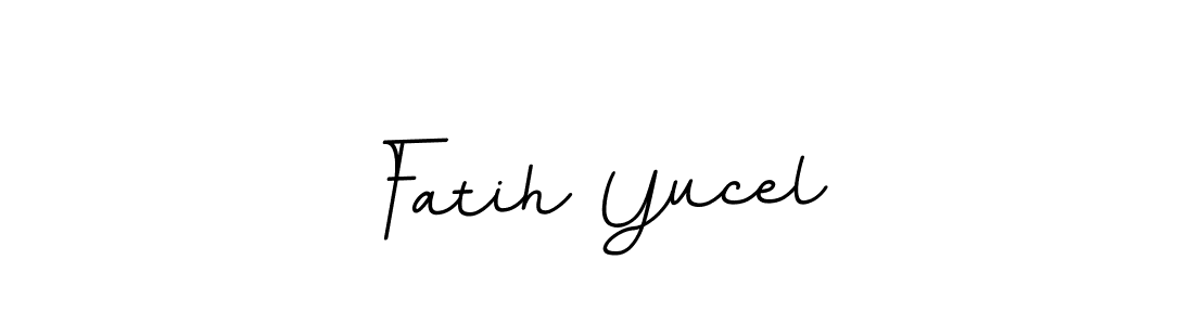 Fatih Yucel stylish signature style. Best Handwritten Sign (BallpointsItalic-DORy9) for my name. Handwritten Signature Collection Ideas for my name Fatih Yucel. Fatih Yucel signature style 11 images and pictures png