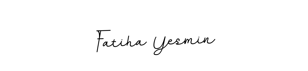 Fatiha Yesmin stylish signature style. Best Handwritten Sign (BallpointsItalic-DORy9) for my name. Handwritten Signature Collection Ideas for my name Fatiha Yesmin. Fatiha Yesmin signature style 11 images and pictures png