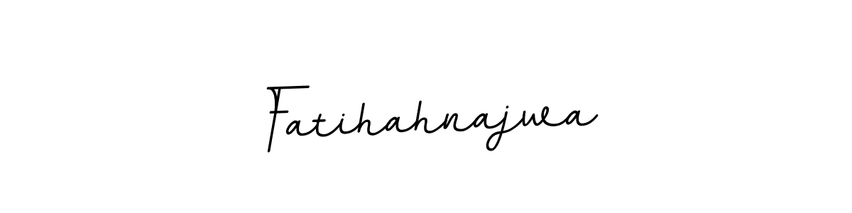 You should practise on your own different ways (BallpointsItalic-DORy9) to write your name (Fatihahnajwa) in signature. don't let someone else do it for you. Fatihahnajwa signature style 11 images and pictures png