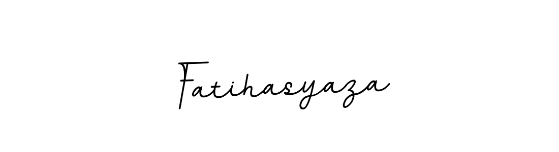 Create a beautiful signature design for name Fatihasyaza. With this signature (BallpointsItalic-DORy9) fonts, you can make a handwritten signature for free. Fatihasyaza signature style 11 images and pictures png