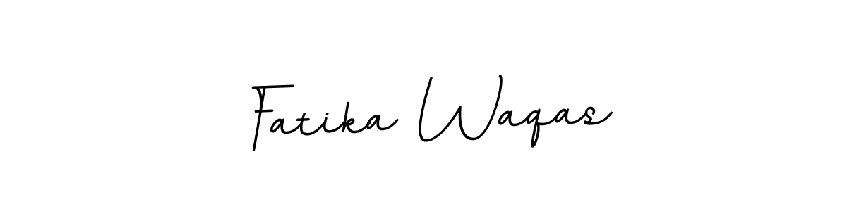 This is the best signature style for the Fatika Waqas name. Also you like these signature font (BallpointsItalic-DORy9). Mix name signature. Fatika Waqas signature style 11 images and pictures png