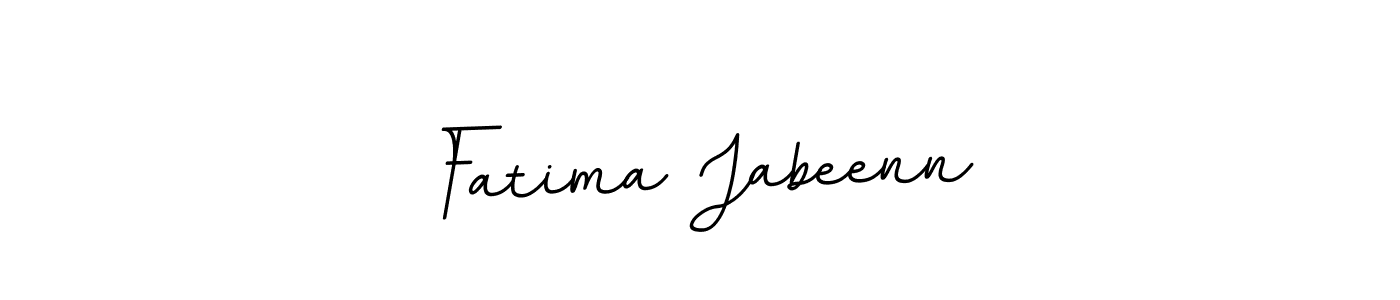 Use a signature maker to create a handwritten signature online. With this signature software, you can design (BallpointsItalic-DORy9) your own signature for name Fatima Jabeenn. Fatima Jabeenn signature style 11 images and pictures png