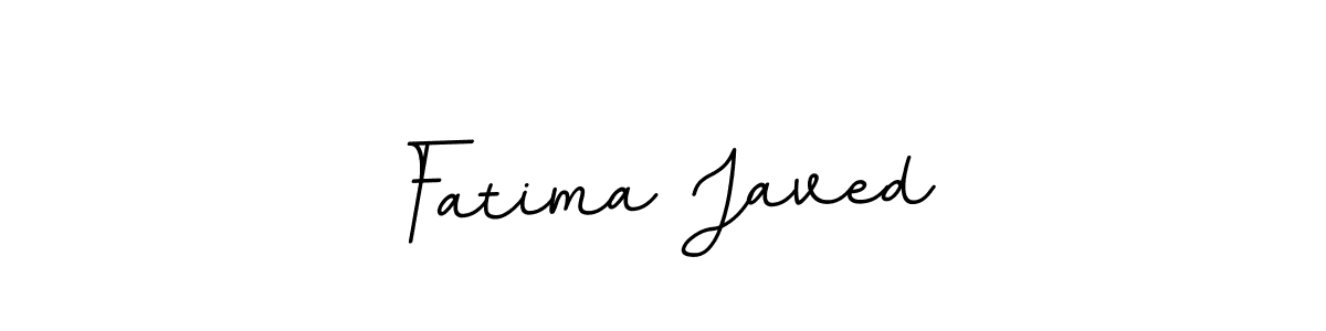 Use a signature maker to create a handwritten signature online. With this signature software, you can design (BallpointsItalic-DORy9) your own signature for name Fatima Javed. Fatima Javed signature style 11 images and pictures png