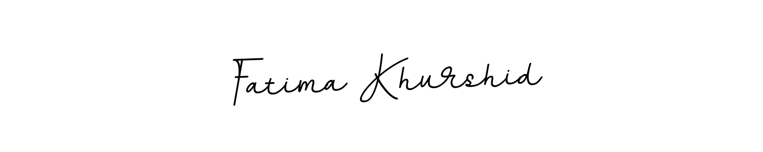 Create a beautiful signature design for name Fatima Khurshid. With this signature (BallpointsItalic-DORy9) fonts, you can make a handwritten signature for free. Fatima Khurshid signature style 11 images and pictures png
