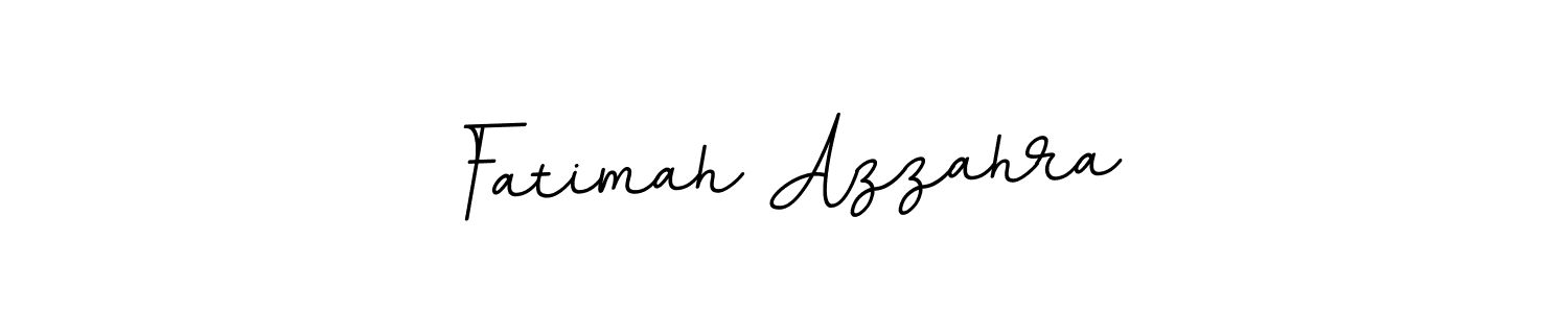 Make a beautiful signature design for name Fatimah Azzahra. With this signature (BallpointsItalic-DORy9) style, you can create a handwritten signature for free. Fatimah Azzahra signature style 11 images and pictures png