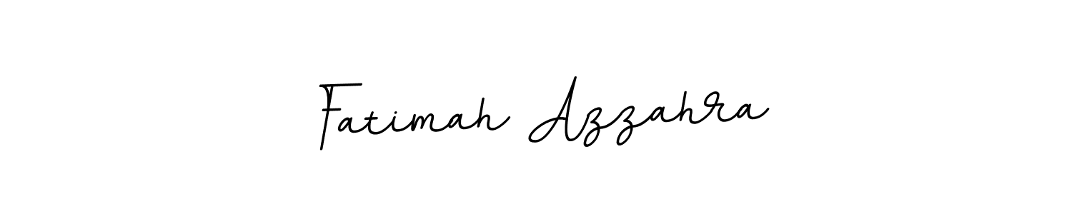 Make a beautiful signature design for name Fatimah Azzahra. With this signature (BallpointsItalic-DORy9) style, you can create a handwritten signature for free. Fatimah Azzahra signature style 11 images and pictures png