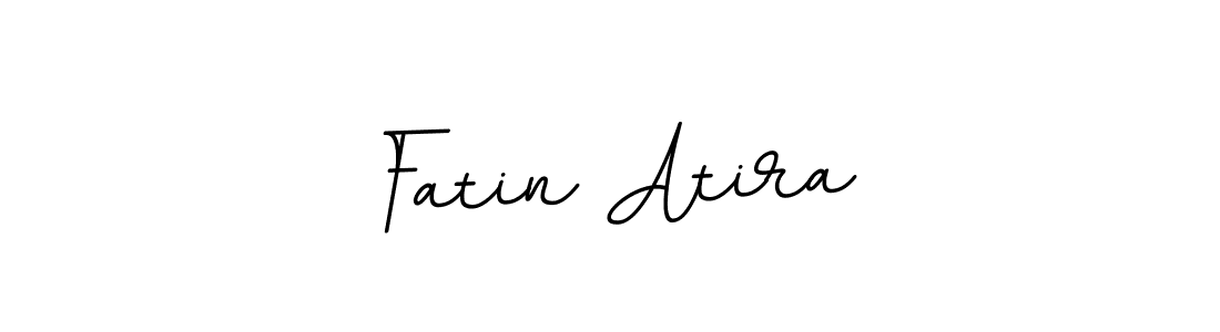 Use a signature maker to create a handwritten signature online. With this signature software, you can design (BallpointsItalic-DORy9) your own signature for name Fatin Atira. Fatin Atira signature style 11 images and pictures png